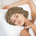thumbnail image 5 of leopard trendy Silk Bonnet for Sleeping Women Men, Adjustable Elastic Satin Bonnet Bonnet for Sleeping, Soft Similar Silk Curly Cuteness Hair Bonnet for Sleeping, 5 of 7