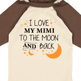 thumbnail image 4 of Inktastic I Love My Mimi to the Moon and Back Boys or Girls Long Sleeve Baby Bodysuit, 4 of 5