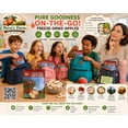thumbnail image 3 of Freeze-Dried Apple Slices (No Added Sugar) Bags of 4 (0.53 oz Each) On-the-Go School Lunches Low-Calorie Gluten-Free, Crispy & Delicious Nutrient-Dense Snack, 3 of 8
