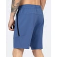 thumbnail image 2 of Apana Men's Shorts Slim Fit Athletic Performance Yoga and Gym Shorts with Hem - Side Pockets 9 Inch Inseam Essential Short, 2 of 7
