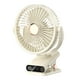 thumbnail image 1 of Ventilador portátil con clip y luz nocturna. Ventilador de escritorio. beige, 1 of 9