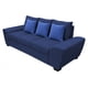 thumbnail image 3 of Sofa El Bazar Store Islandia Lino Azul marino 3 plazas Modular Moderno Sala, 3 of 4