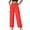 Red, variant on SwiftWear Women's Plus-Size Elastic Waist Cargo Pants with Multiple Pockets, Loose Fit Straight Leg Work Trousers Comfortable Casual Utility Pants S-3XL