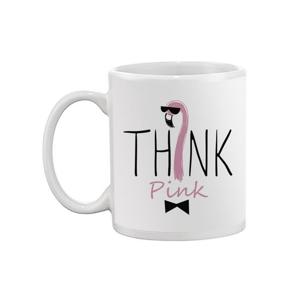 Think Pink, Flamingo Design Mug  -Image by Shutterstock,
