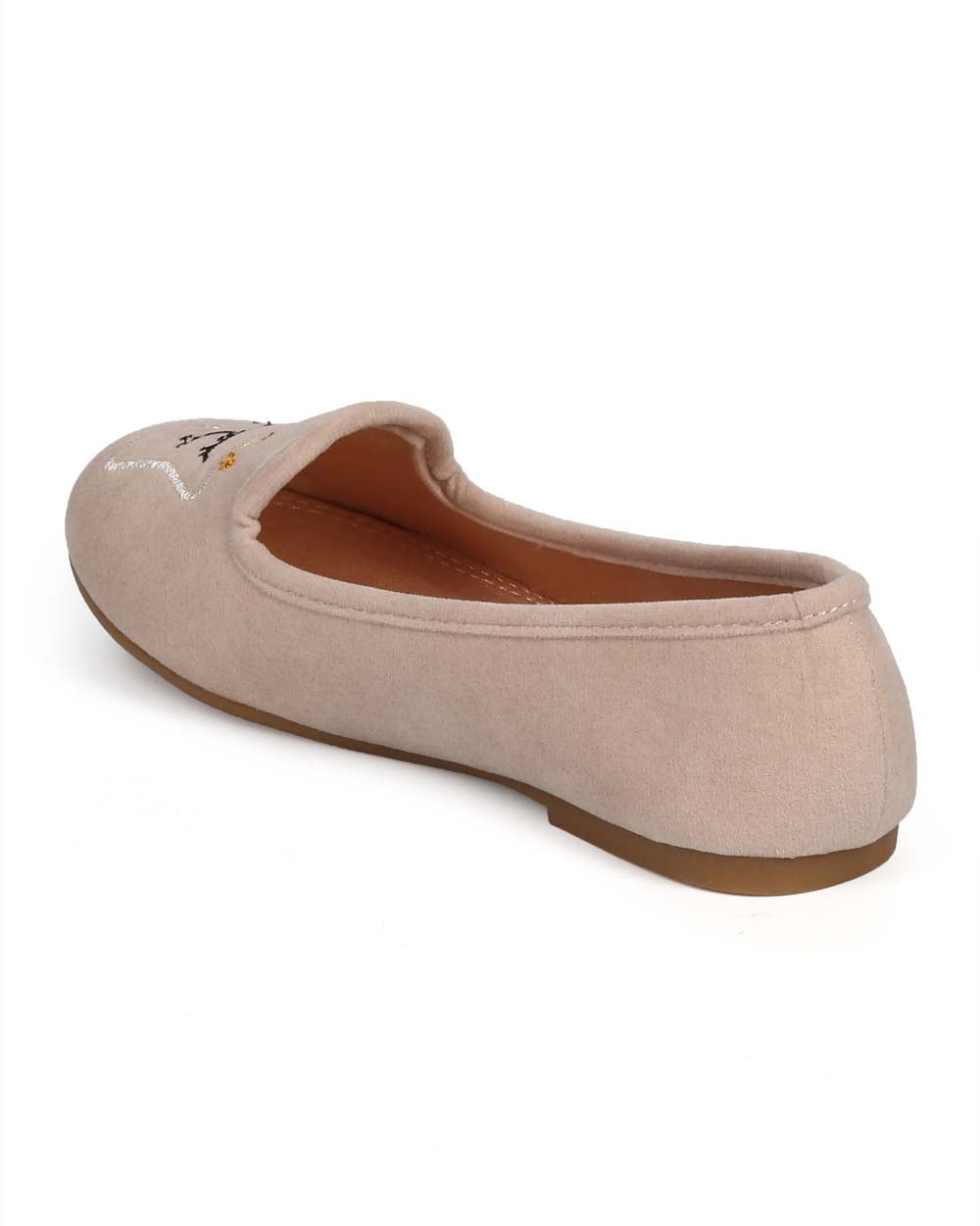 New Girl DI01 Same Suede Cloud Character Round Toe Albert Slip On Loafer 11-4