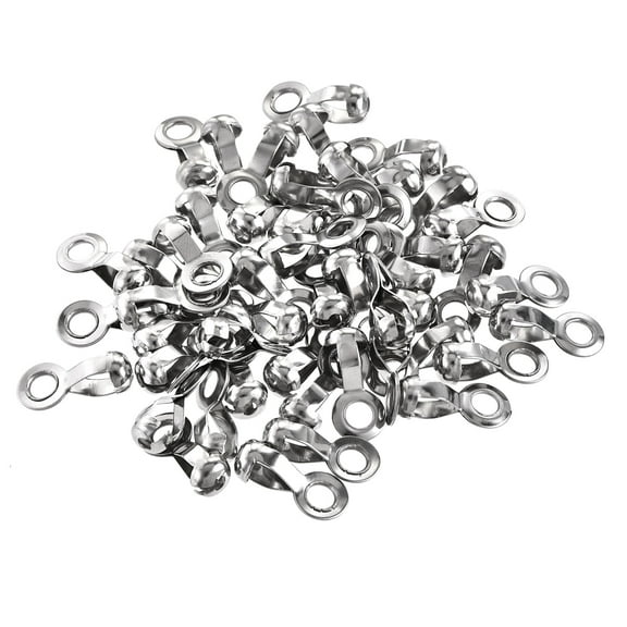 Uxcell 6mm 6.5mm Pull Loop Ball Chain Connector 50 Count
