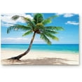 thumbnail image 4 of Coconut Palm Tree Doormats Tropical Plant Summer Beach Hawaii Welcome Entrance Front Door Rug Outdoors/Indoor/Bathroom/Kitchen/Bedroom/Entryway Floor Mats,Non-Slip Low-Profile Carpet, 4 of 5