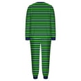 thumbnail image 6 of purcolt Womens Striped Pajama Sets Long Sleeve 2 Piece Lounge Sets Soft Pjs Sleepwear Loungewear with Pockets, 6 of 7