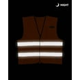 thumbnail image 4 of Buffalo Outdoors® Workwear Class 2 Hi Vis Orange Reflective Safety Work Vest, 4 of 4