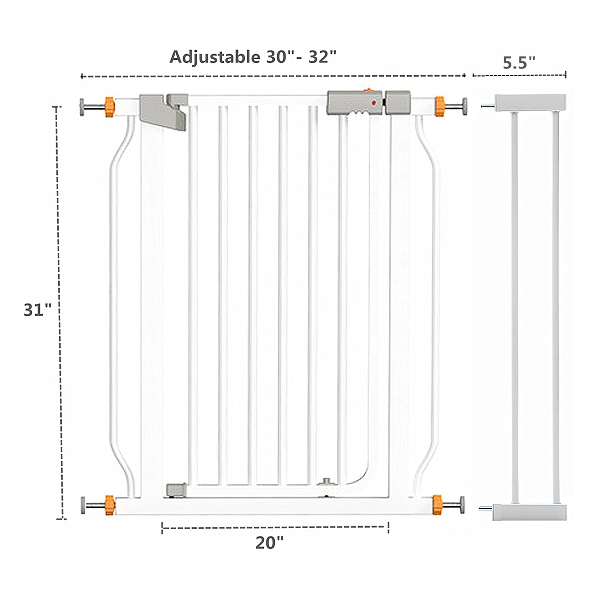 48 inch baby gate walmart