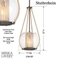 thumbnail image 2 of Minka Lavery - Stutterhein - 1 Light Pendant, 2 of 5