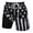 Black 1, variant on Men Swim Trunks with Compresssion Liner 2026 Summer Tropical Floral Print Board Shorts Drawstring Elastic Waist Beach Shorts Swimwear
