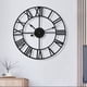 thumbnail image 3 of Reloj de pared redondo de madera de 10 pulgadas, reloj de pared silencioso retro sin tictac para sala de estar, dormitorio, cocina (26 cm/10), 3 of 3