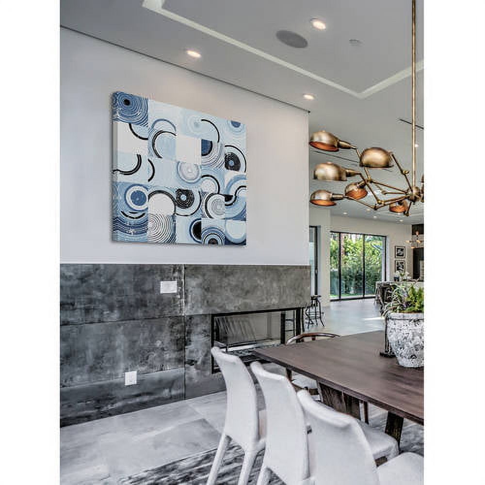 "Swirl Puzzle" Painting Print on Wrapped Canvas