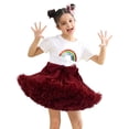 thumbnail image 1 of SXcggal One Robe Tutu Mode Enfant Couleur Unie Nœud Robe Tutu Fille Belle Mode Mignonne Robe Enfant, 1 of 3