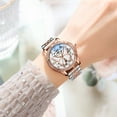 thumbnail image 3 of Chenxi Women Automatic Machine Watch Top Brand Luxury Creative Steel Women's Bracelet Watches Waterproof Ladies Wrist Watch - Mechanical Wristwatches, 3 of 7