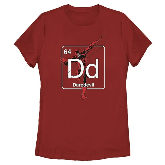 Womens Marvel: Daredevil Periodic Element Icon T Shirt
