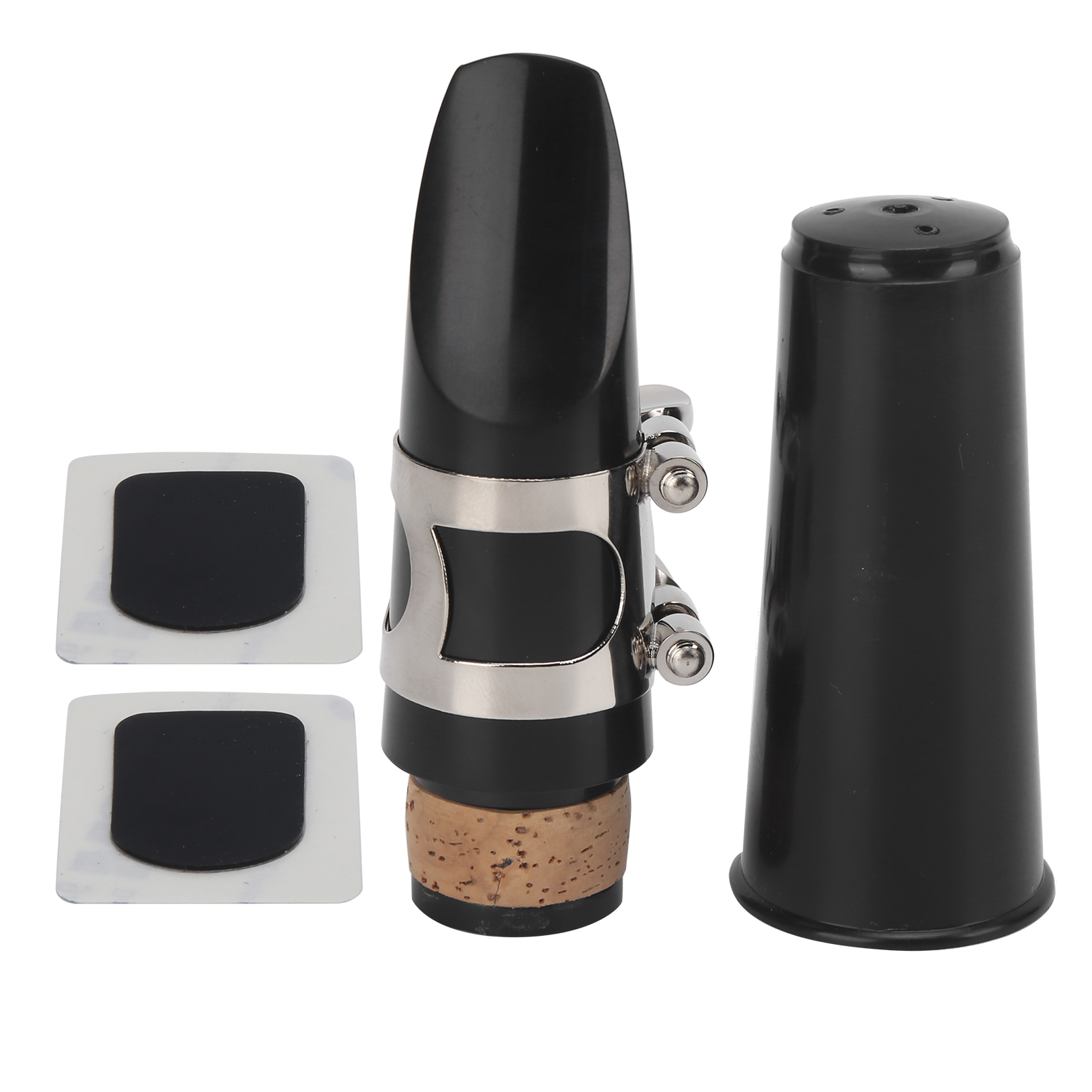 Plastic　Portable　Parts　Instrument　For　Clarinet　Replacement　Mouthpiece　Kit,　5Pcs　Mouthpieces