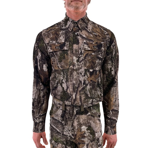 Tekari Men's Boldrun Dobby Buttondown Hunting Shirt