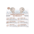 thumbnail image 4 of Auriculares Inalámbricos Bluetooth beige, 4 of 4
