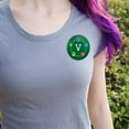 thumbnail image 2 of Vegan Values Circle Pinback Button Pin, 2 of 4