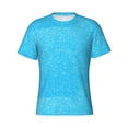 thumbnail image 3 of Naloa Sky Blue Glitter Men's T-Shirt Sport T-shirt Men's Basic Tee Casual Men's Shirt, Round Neck, Short Sleeves - XX-Large, 3 of 5