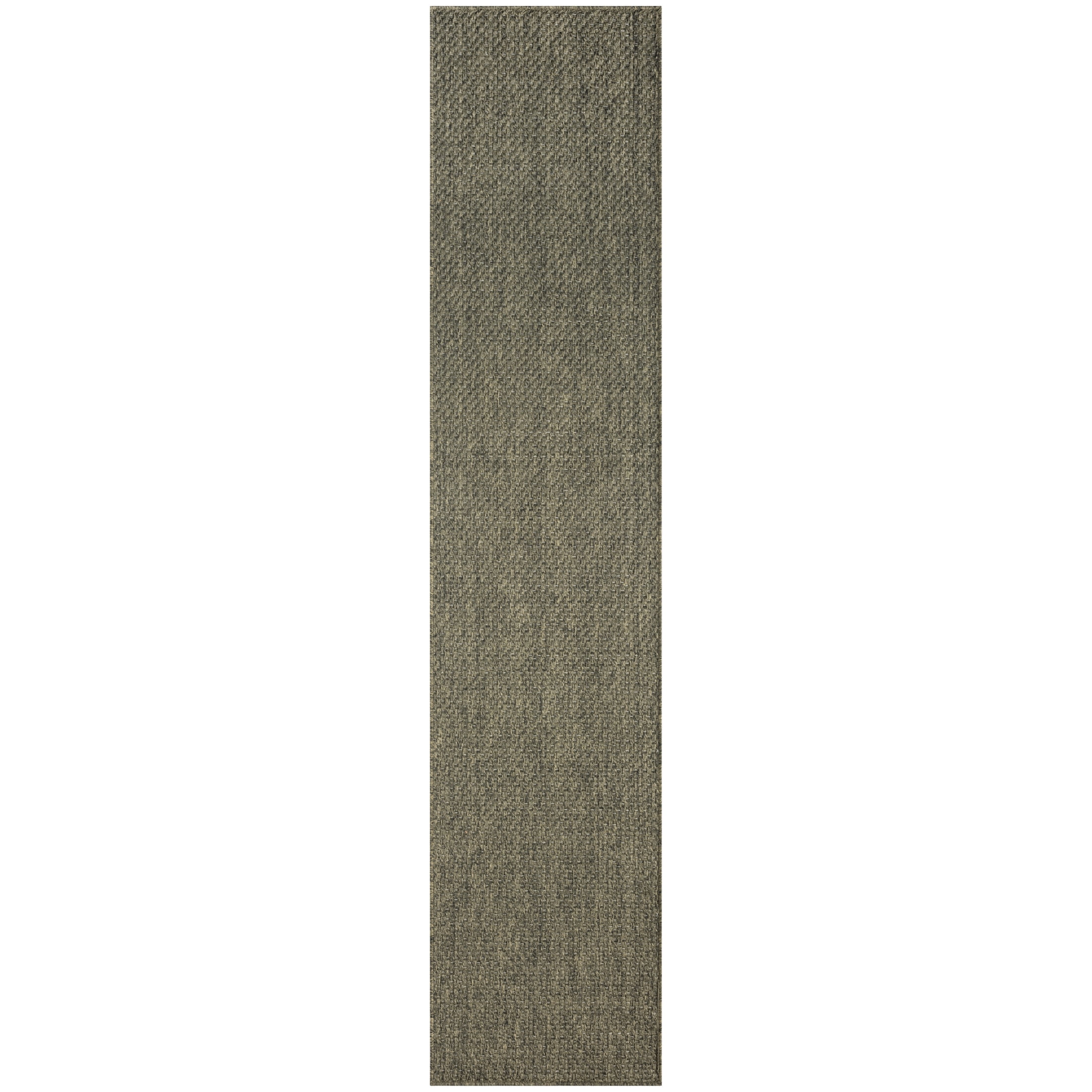 Nourison Tulum 2'2" x 8' Olive Outdoor Rug