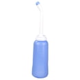 thumbnail image 1 of Bidé portátil con cabezal de rociado para enjuague manual, herramienta de limpieza anal, rociador de lavado, azul, 1 of 8