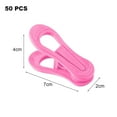 thumbnail image 5 of Pinzas de plástico multiusos que se añaden fácilmente a perchas de plástico Perchas de terciopelo, pinzas para ropa para perchas de plástico Perchas para pantalones, 5 of 5