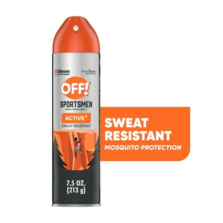 OFF! Sportsmen Active Insect Repellent VI, Mosquito Bug Spray, 7.5 fl oz