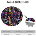 thumbnail image 6 of Round Picnic Table Cloth 100% Waterproof & Oil Proof, Elastic Fitted Table Cover for 36"-44" Round Tables, for Dining, Camping, Outdoor, 6 of 7