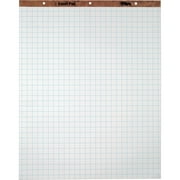 TOPS 1" Grid Square Easel Pads, 27" x 34" Sheets, Perforated, 50 Sheets
