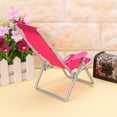thumbnail image 3 of Folding Chair for Doll Beach Lounger Dollhouse Furniture Cute Miniature Simulati, 3 of 8