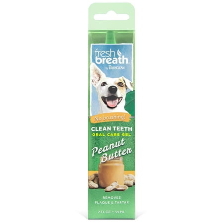 Fresh Breath By TropiClean Clean Teeth Oral Care for Dogs - Peanut Butter , 2 oz