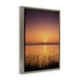 thumbnail image 4 of Stupell Industries Deep Orange Sunset Landscape Photography Brown Floater Framed Canvas Art Print Wall Art, 17 x 21, 4 of 10