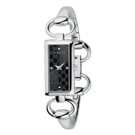 GUCCI YA119506 Tornabuoni Black Diamond Ladies Watch
