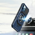 thumbnail image 2 of For iPhone 15 PLUS Case Dual Layer Magnetic Ring Stand Cover + 2 Tempered Glass, 2 of 5