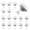 White, variant on Duvet Clips 16 Pcs Duvet Pins Set Comforter Quilt Clips Duvet Clips for Comforter Duvet Fasteners for Comforter Inside