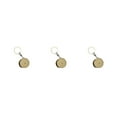 thumbnail image 1 of Langgg Wood Keychain Hanging Portable Engraving DIY Key Chain Round Shaped Blank Keyring Handmade Keys Jewelry Accessory 3 to 4cm 3Set, 1 of 6