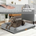 thumbnail image 3 of Exclusivo Mezcla Orthopedic Pet Bed for Medium Dogs 36"X24", L Shaped Waterproof Dog Beds with Removable Washable Cover, Gray, 3 of 7