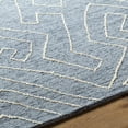 thumbnail image 6 of Hauteloom Raffi Wool Living Room, Bedroom Area Rug - Contemporary - Slate Blue - 5' x 7'6", 6 of 6