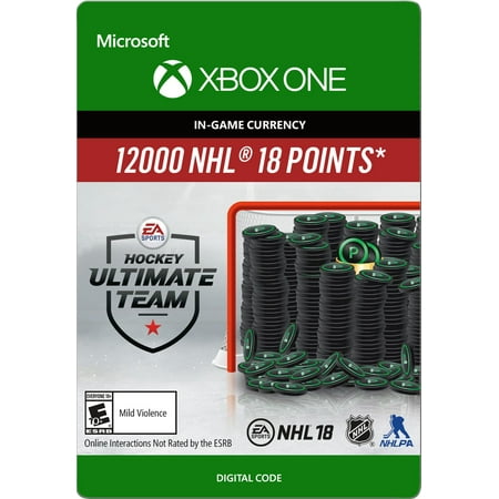 NHL 18 Ultimate Team NHL Points 12000 - Xbox One [Digital]