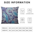 thumbnail image 6 of COMIO  Throw Pillow Cover Blue Persian Based on Traditional Asian Paisley Monochrome India Home Decorative Square Pillow Case for Men Women Boy Gilrs Livingroom Cushion Cover 2pc, 6 of 6