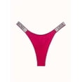 thumbnail image 5 of JUEGE* 6pcs Letter Rhinestone Thongs, Low Waist Stretchy Sports Panties, Women's Lingerie & Underwear, 5 of 5