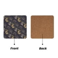 thumbnail image 2 of Xecao Snake Sleep for MDF Cork Coaster 4 Pcs,Drink Coasters,Suit for House Warming Gifts New Home ,Coffee Table Decor-Square, 2 of 7