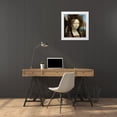 thumbnail image 3 of da Vinci, Leonardo 26x27 White Modern Wood Framed Museum Art Print Titled - Ginevra de Benci, 3 of 4