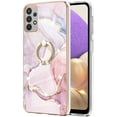 thumbnail image 2 of Marble Pattern Case for Samsung Galaxy A53 5G (Not 4G), [360°Rotatable Ring Stand] Ultra Slim PC Material, 2 of 5