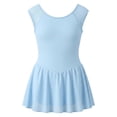thumbnail image 4 of Ballet Leotards for Girls Toddler Dance Ballet Leotard with Skirt Ballerina Dresses Tutu Outfits Flutter Sleeve, 4 of 4