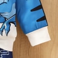 thumbnail image 7 of Gerichy Toddler Boy Clothes Long Sleeve Dinosaur Print Sweatshirt Sweatpants Set for Boys 2pcs Fall Outfits Set 1-8T, 7 of 7