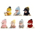 thumbnail image 4 of Bonnet d'Hiver pour Enfants, Tricoté en Peluche, Protection des Oreilles, Gris, 4 of 10